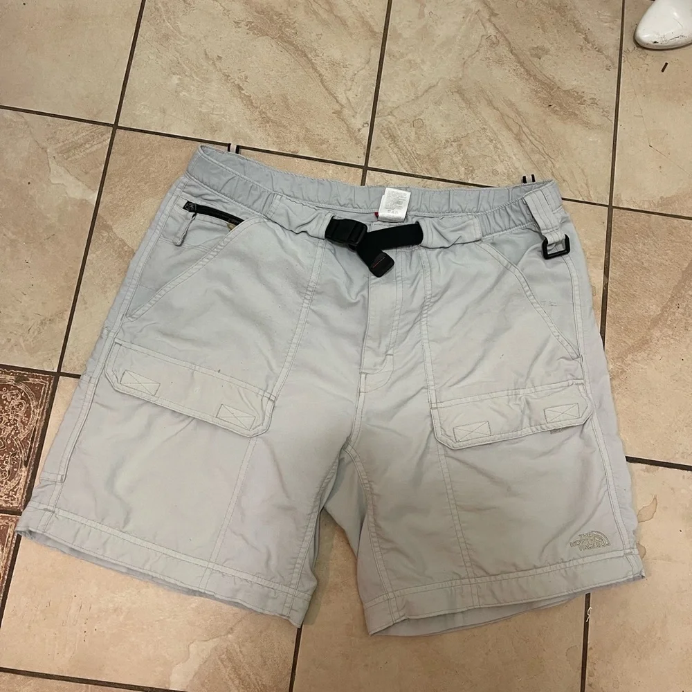 The North Face cream color shorts used but good condition